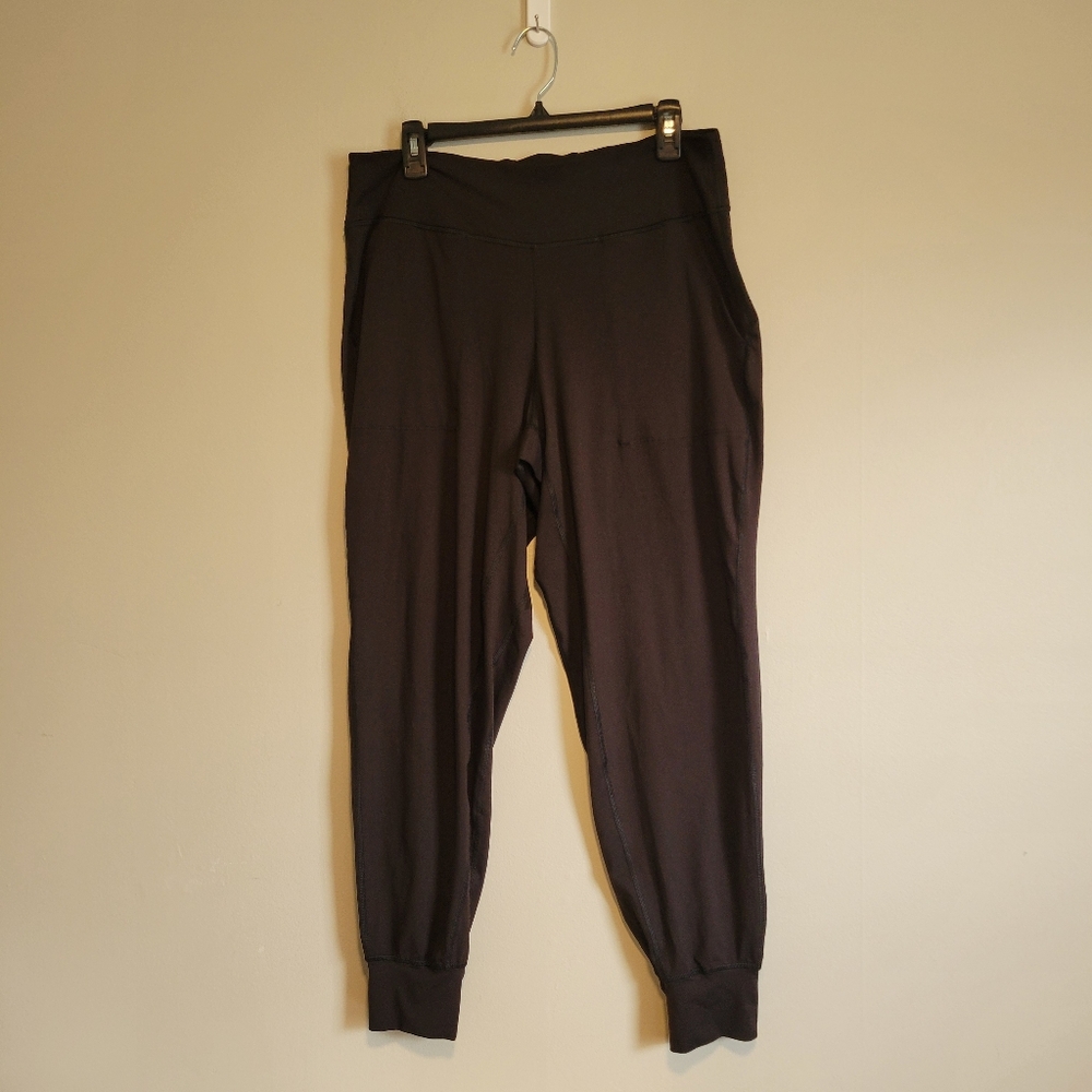 Leggings Depot ActiveFlex Joggers Black Size XL